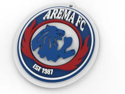 Arema key chain Free 3D model