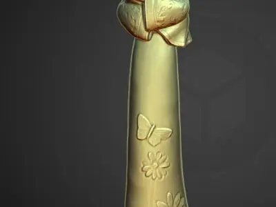 mother holding baby mothers day 3D print model