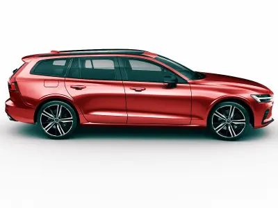 Volvo R-Design V60 2019 3D model
