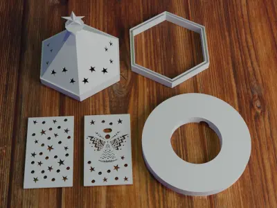 Christmas Special Christmas Lamp For 3D Printing 3D print model