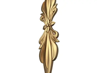 Corbel Carved 06 Low-poly 3D model