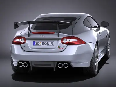 Jaguar XKR S GT 2015 VRAY 3D model