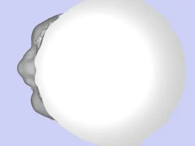 MakeIT Trunk With Face Decoration Piece  3D model