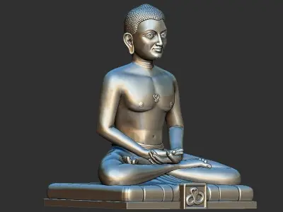 Lord Mahaveer design 3D print model