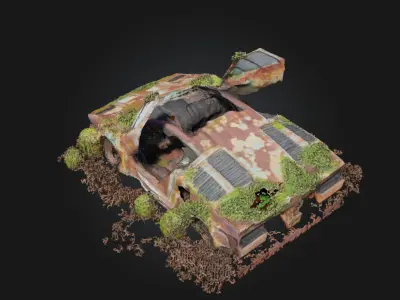 Deserted Dreams  Echoes of a Lost Civilization 3D model