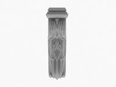 Scroll Corbel 33 3D model