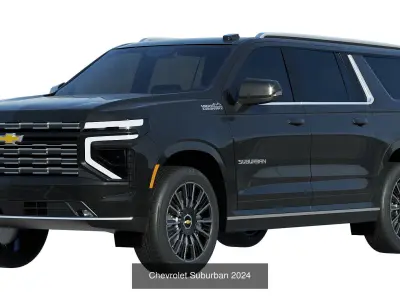 American SUVs 2025 3D Model Collection