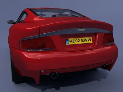 Aston Martin V12 3D model