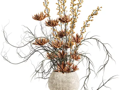Autumn Bouquet 3D model purchase
