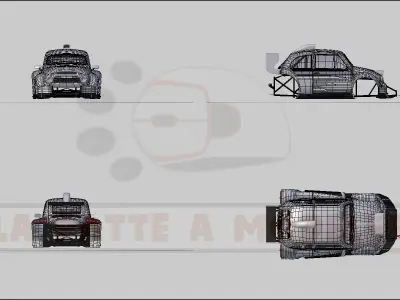Fiat 500 HW LPAM 3D model