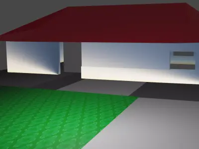 uy proekti Low-poly 3D model