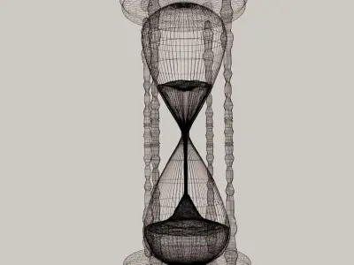 Hourglass Classic 3D model