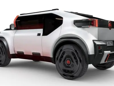 Citroen Oli 2022 Low-poly 3D model