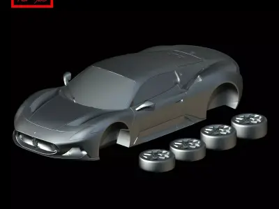 Maserati MC20 2023 3D print model