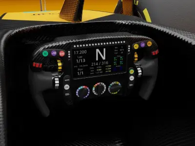 McLaren Formula 1 Car 3D Model 3D model