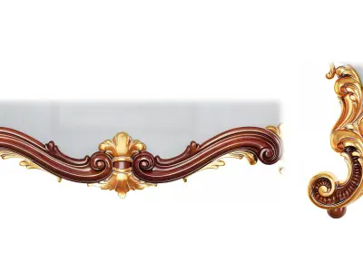 Classic mirror 003 3D model