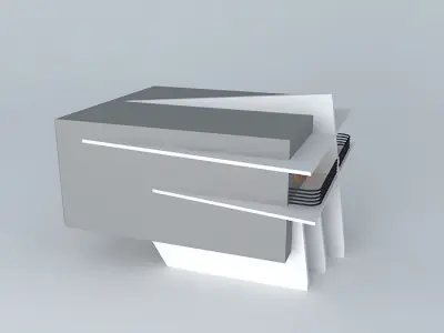 Exterior modern house Free 3D model