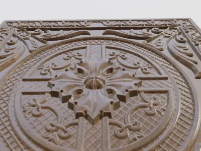 Mandal Frame Art 3D print model
