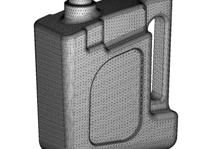 Premium Engine Oil Can 3D print model