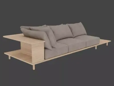 Minimalist Sofa  3D model