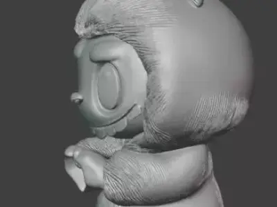 Labubu Heart Hands Pose 3D print model