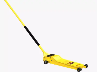 Jack Yellow Floor Low-poly 3D model