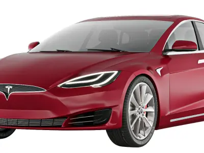 Tesla Model S P100D 3D model