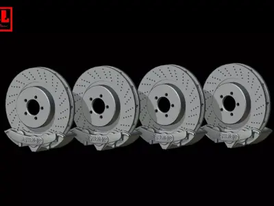 Brembo disc brakes 3D print model