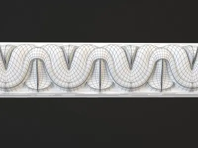 Moulding decorative crown molding 3D print model