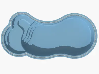 Swimming pool 10 3D model purchase