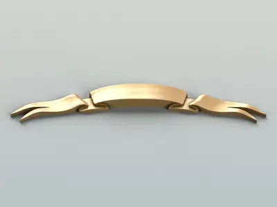 Decorative Ribbon 009 3D model