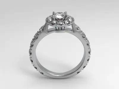 Ring gems 3D print model