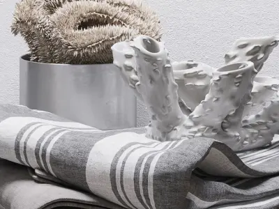 Bathroom nature set 3D model