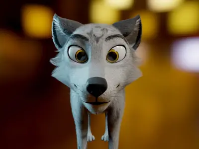 Kovu Wolf  3D model