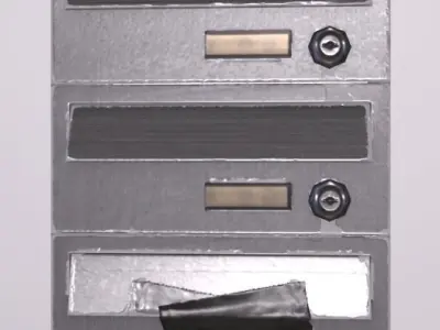 PostMail Box Low-poly 3D model