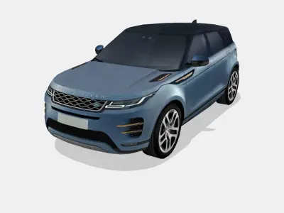 Range Rover Evoque 2020 Low-poly 3D model