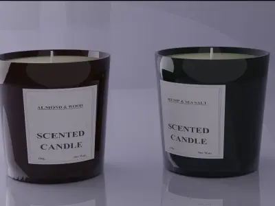 Scented Candles 3D model
