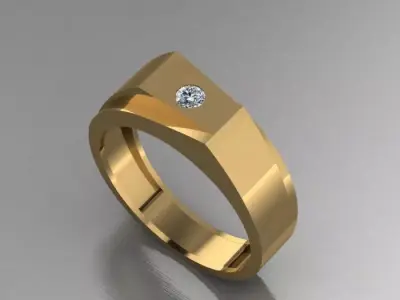 man ring 3D print model