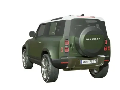 Land Rover Defender Low-poly 3D model purchase