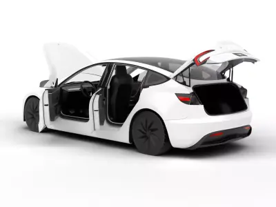 Tesla Model 3 Standard 2026 HQ 3d model 3D model