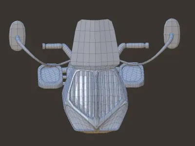 Sci-fi bike  3D model