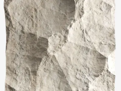 88-RockPanel piece of stone 3D model