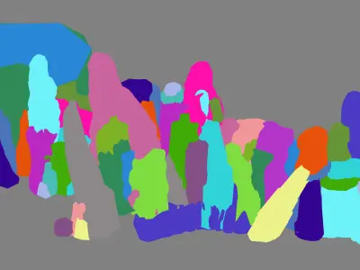 Stone Fallen Land - Octopus Cliff 03 3D model