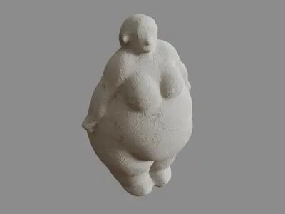 Female Figurine Decoration 3D model