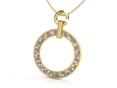 Colorful Pendant 3D print model