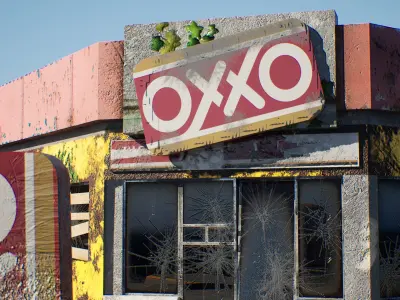 The Last OXXO Low-poly 3D model