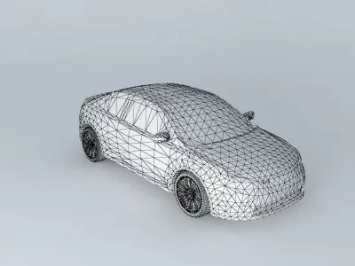 Lazor car Free 3D model