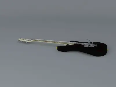 Charvel Warren DeMartini San Dimas Crossed swords Graphic guitar Free 3D model