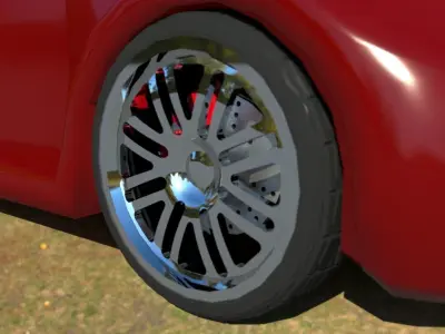 modern car 3D model