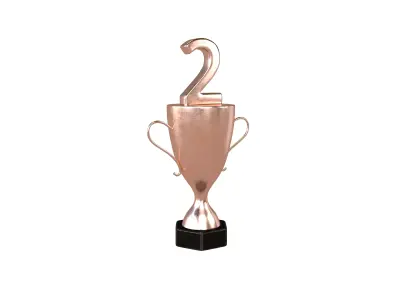 Trophy v5 003 Low-poly 3D model